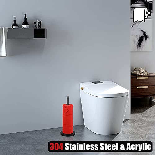 Jqk Toilet Paper Storage Stand Oil Rubbed Bronze, 304 Stainless Steel Thicken 0.8Mm Tissue Reserve Holder Dispenser For Bathroom, Orb, Tps180-Orb #TOP5