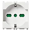 Vimar Presa 2Pcon T 16A Universale, Bianco