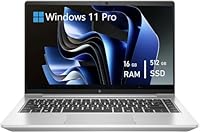 HP EliteBook 645 G9 14 FHD Laptop, AMD Ryzen 5 PRO 5675U Hexa-core (6 Core), 16 GB RAM, 512 GB SSD, US QWERTY Keyboard, Windows 11 Pro (Renewed)