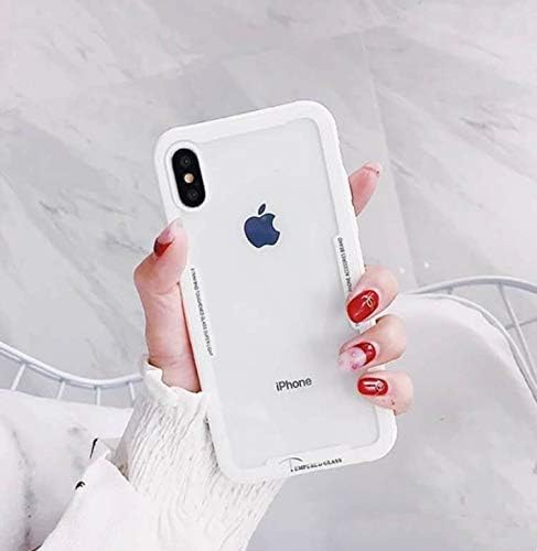 Amazon Co Jp レビュー書く方限定 韓国 インスタ話題 透明 強化アクリル ガラス Iphoneケース Phone6plus 6splus ホワイト 家電 カメラ