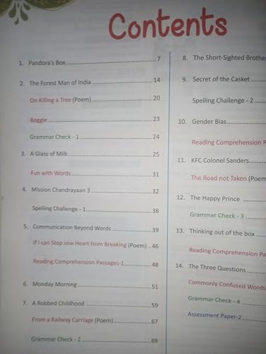 Image of Arrow English Plus Reader Book 7,NEP 2020 & NCF 2023, Case Based & Competency Based Questions