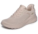 Skechers Damen Bobs Squad Chaos Current Muse Sneaker, Natur, 37 EU