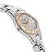 Imagen de Baume and Mercier Linea Reloj de mujer de acero inoxidable con esfera plateada 10079