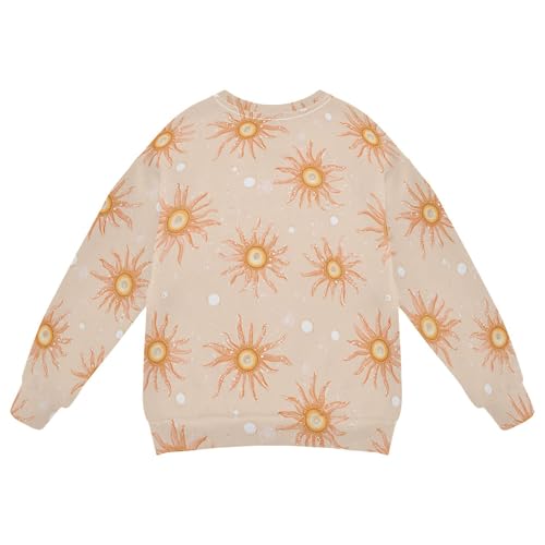 JUNZAN Beauty Sunflower Star Blush Big Boys Pullover Hoodie Long Sleeve Hoodie for Boys Party 4T2