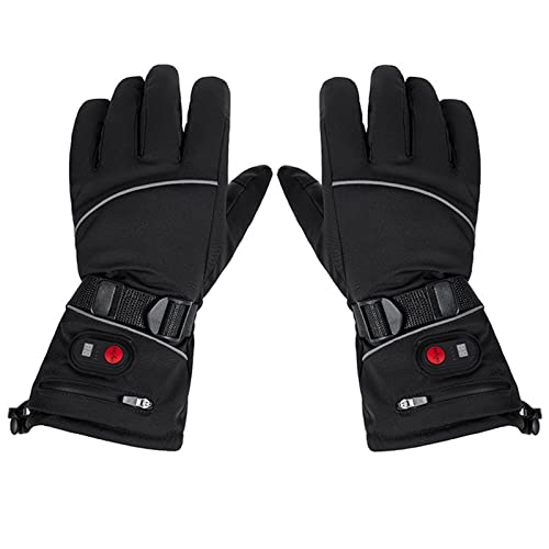 Guantes térmicos recargables con calefacción eléctrica en dedos y muñecas