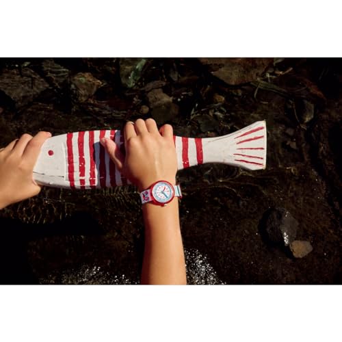 Reloj infantil FLIK FLAK Shining Crab con correa textil lavable 5