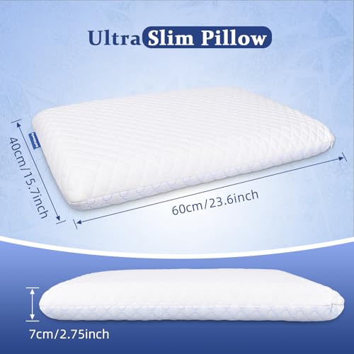 Sofglowly Ultra Thin Flat Pillows For Sleeping thumb #3