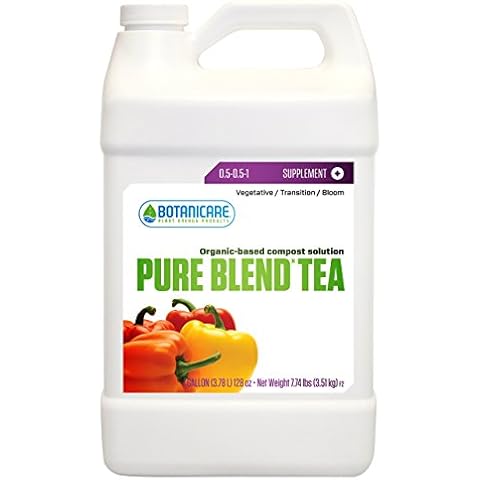 Botanicare Pure Blend Tea, Supplemental Nutrient, 0.5-0.5-1.0, 1 gal. Cover