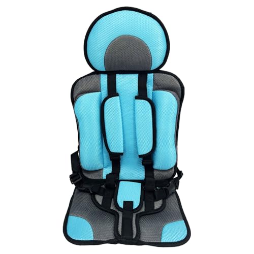 Portable Seat Belt Cover for Travel, Foldable Golf Cart Seat Cushion(Light Blue)