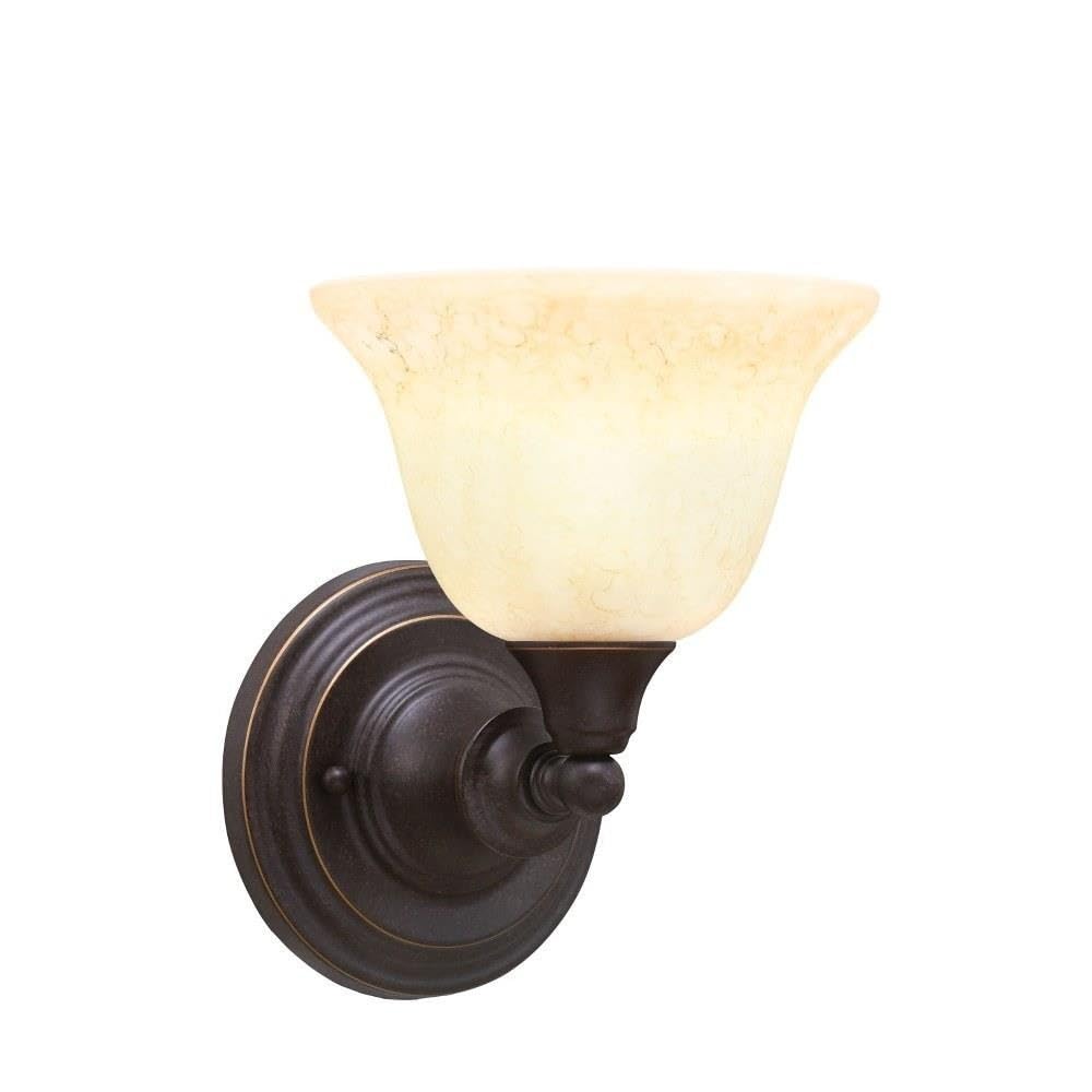 Toltec Lighting 1 Light Wall Sconce in Dark Granite (40-DG-508)