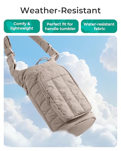 Image of BAGSMART Magnetic Water Bottle Holder with Strap, Gym Accessories for Women