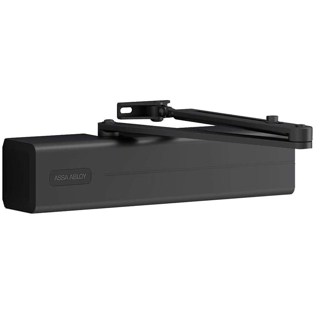 Ferme-porte Tesa Assa Abloy L197 noir taille 5-7 à bras articulé robuste
