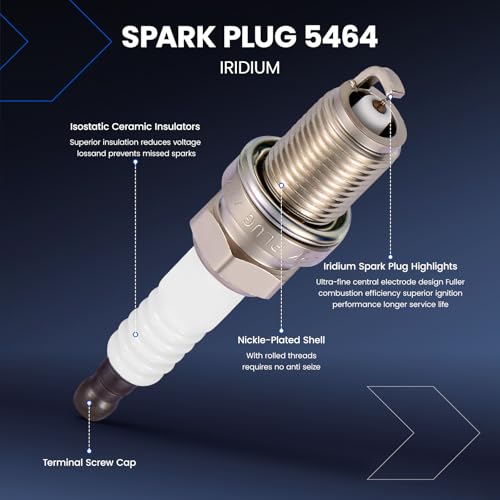 Image of 6-Pack UF232 Ignition Coils & 5464 Spark Plugs Kit Compatible with Nissan Maxima 1995-1999 Compatible with Infiniti I30 1996-1999, V6 3.0L - Replaces 2244831U00 UF-232 2244831U05 2244831U06