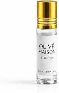 Olive Maison White Oud Attar 6ml Roll On Perfume Oil | Long Lasting Soft Oud Fragrance | Alcohol-Free Premium Clean Woody ... Price In India