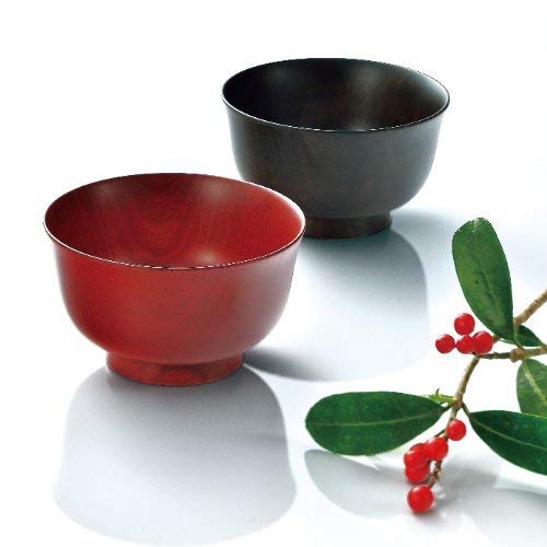 Amazon.co.jp: 山中漆器 木質 汁椀睦揃 雅 桜 木地師二代目宮常