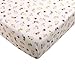 Baby Crib Bedding Sheets, Cotton Crib Sheet, Cute Cartoon Print Fitted Crib Sheet of All Kinds (White bee Turtle)