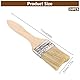GBACHOOSE 24 Stück Pinselset 50 mm Malerpinsel mit Holzgriff, Borstenpinsel Set, Lasurpinsel, Flachpinsel für Farben, Lack, Malerei, Wand- und Möbelmalerei, DIY