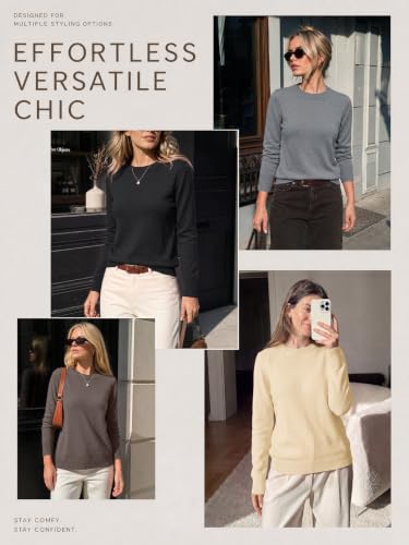 Womens Wool Blend Lightweight Sweater - image 6