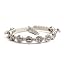 Silver-Tone Medals on White Cording