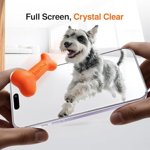 Image of Premium Tempered Glass Screen Guard Compatible With iPhone 17 (6.1 Inch) | 9H Hardness | Edge to Edge Protection | Anti Scratch | Bubble Free Installation | HD Clear