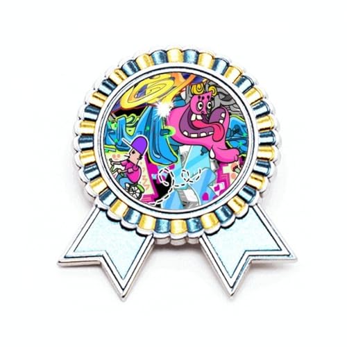 Broche Graffiti Street Culture monstre coloré métal pour look urbain
