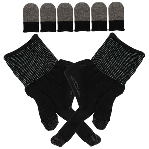 Guanti Gaming Touchscreen Ultra Sottili Antisudore con Manicotti per per Giochi su Traspiranti e Antiscivolo Comfort e Sensibilità Elevata