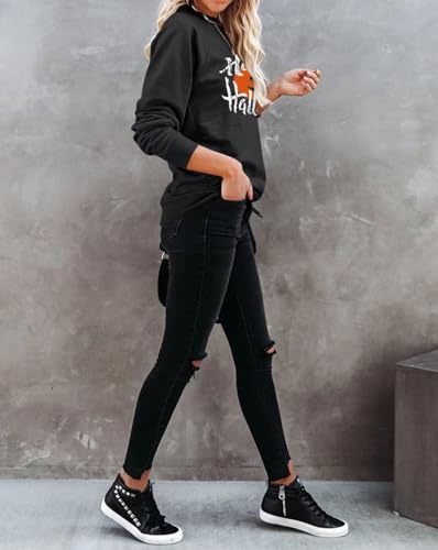 Image of Dressmine Womens Long Sleeve Mama Sweatshirts Fall Crew Neck Mom Shirts Cute Graphic Tees Pullover Hoodies