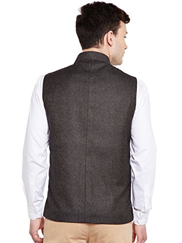 Image of WINTAGE Men's Tweed Bandhgala Festive Nehru Jacket Waistcoat -7 Colors