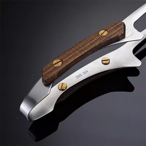 Pinzas de cocina de acero inoxidable, pinzas de carne resistentes para cocinar en el hogar y comercial, barbacoa y parrilla, clips duraderos para servir alimentos (color 1)