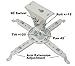 VideoSecu Universal LCD/DLP Swivel Tilt Projector Ceiling Mount Bracket Fits Flat and Vaulted Ceiling PJ1W WU8