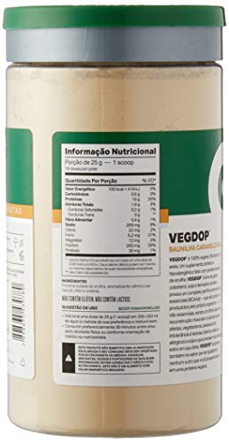 Vegdop Proteína De Ervilha - Baunilha Caramelizada - Pote 450G, Elemento Puro