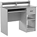 South Shore Axess Desk with Keyboard Tray, Soft Gray