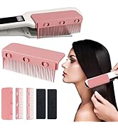 TULOBI 2024 New Flat Iron Comb Attachment Clip On, Flat Iron Comb Attachment, Flat Iron Hair Stra...