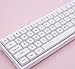 JEWUNO PBT Keycap 121 Key Minimalist White XDA Profile Sublimation English Keycap Set for Cherry Gateron MX Switches Mechanical Keyboard