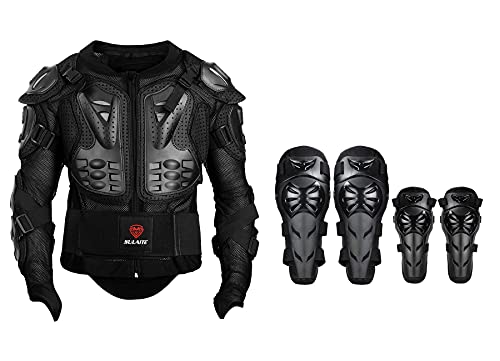 Gute Motorcycle Protective Jacket and Knee Pads Guard Gear, Sport