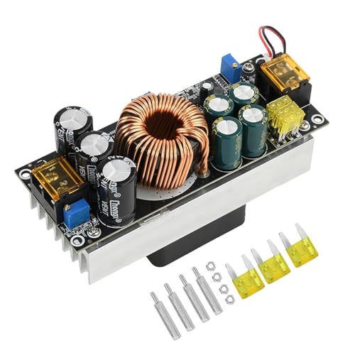 Aideepen dc-dc 昇圧コンバータ 1800W 40A DC 14-85V~14-120V 電源モジュール 定電圧・定電流可変電圧コンバータ (1800W)