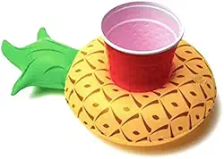 Bóia Inflável De Piscina Porta Copo Latinha - Abacaxi