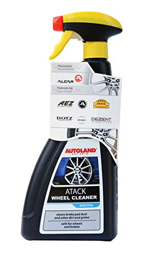 AutoLandAcid Free Wheel Cleaner - Safe On Wheels and Brakes - Removes Brake Dust, Grease, and Road Dirt - 360 Degree Spray - for Car, Truck, and Motorcycle Wheels (1)