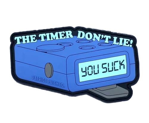 Patriot Patch Co. - The Timer Don't Lie - Shot Timer - Patch