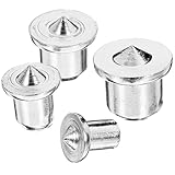 PAMINGONO Dübelhilfe Edelstahl Rundholzverbinder Präzise Holzloch Markierer für...