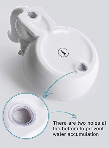 Sweese 741.101 Snack Serving Dish - Porcelain Squirrel Nut Bowl, Holiday Candy Dish For Snacks, Nuts, Fruits, Candies And Goodies, Ideal For Party, Weddings, Baby Showers, Table Home Decor, White #TOP3