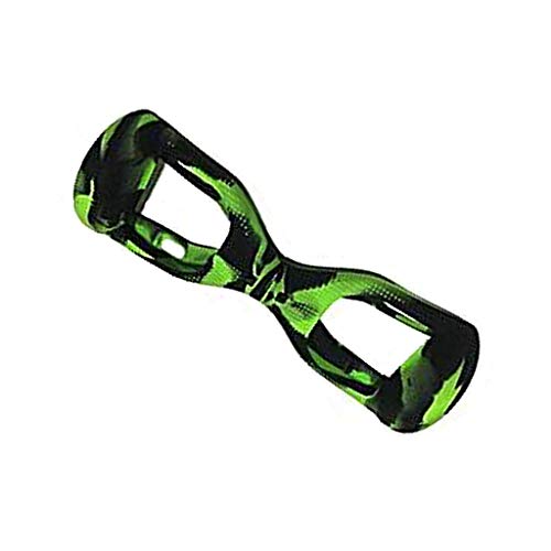 ZSZBACE Hoverboard Abdeckung für 6,5 Zoll Scooter mit 2 Balanced Wheels, Nero&Verde, 6,5 inch