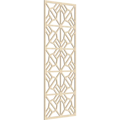 Image of Auburn Decorative Pierced Fretwork Wood Wall Panels, 33 3 /8 inchW x 84 3 /8 inchH x 1 /4 inchT, Birch