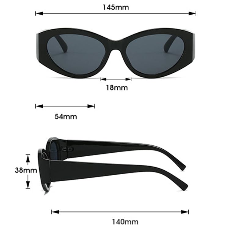 bullabulling Vintage Cat Eye 70s Sunglasses Women Men Classic Retro Stylish Frame UV400 Sunglasses3