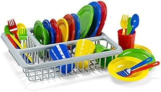 Kidzlane Durable Kids Play Dishes - Pretend Play Childrens Dish Set - 29