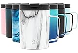 Simple Modern Coffee Mug Insulated Cup with Handle Scout Stainless Steel Travel Tumbler with Lid for...