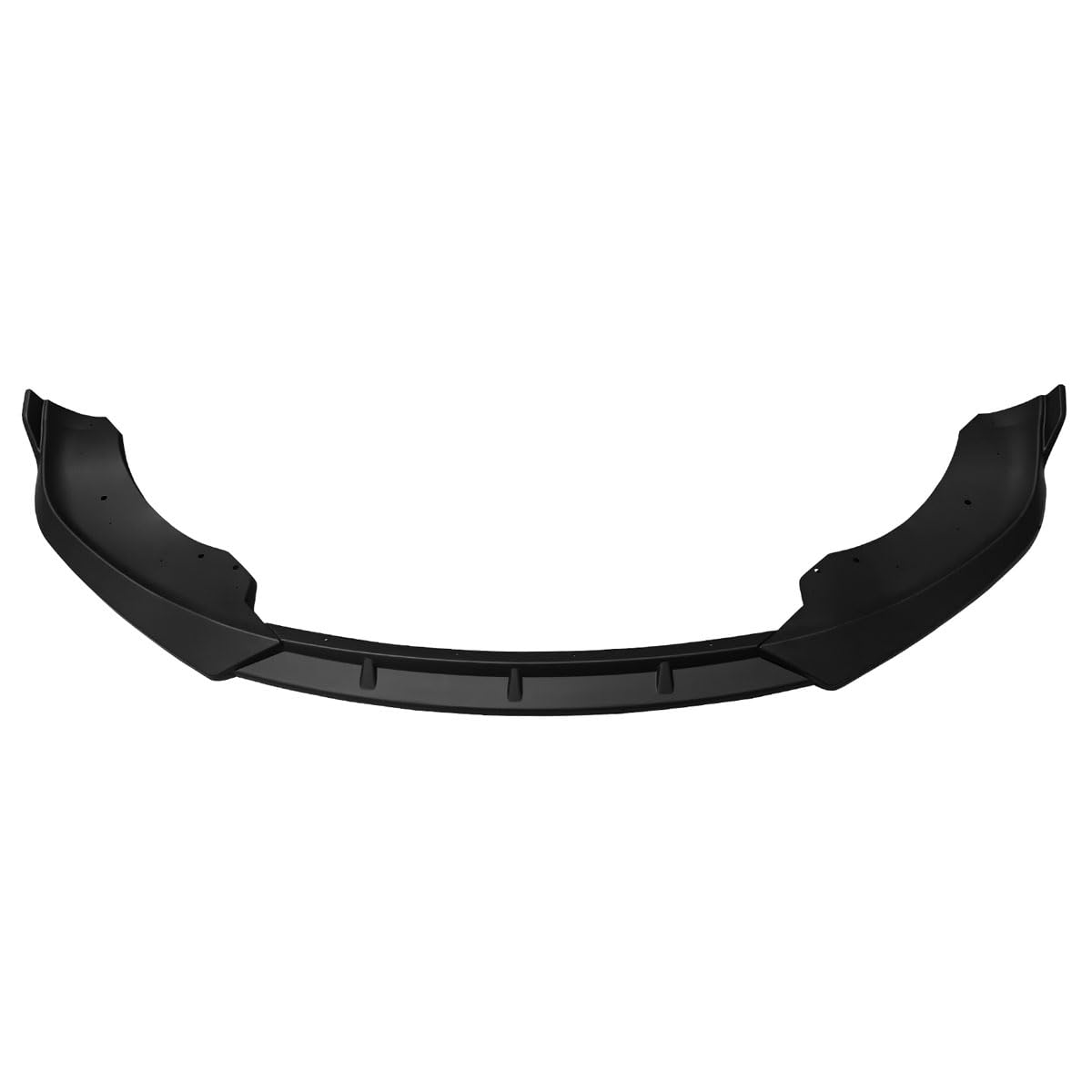 HYPER GLORY Front Bumper Lip Compatible with 2021-2025 Tesla Model S, Matte Black IK Style PP - Polypropylene Front Lower Chin Spoiler Protector, 3