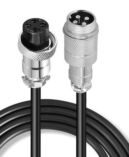 Conector de cable GX16 4 pines macho a hembra 3 m miniatura 1