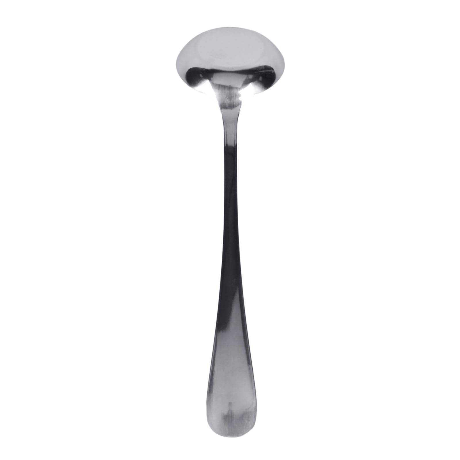 Carotoe 410Stainlesssteel Stainless Steel Dining Spoon With Round Bowl And Long Handle For Rice Serving, Soup Scooping, And Daily Home Use Rice Serving Spoon Soup Table Long Handle Round Bowl Metal Dining Home Meal Utensil