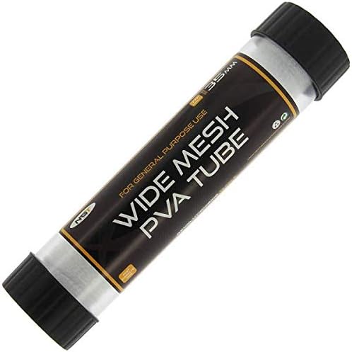 NGT Narrow Tube Pva Mesh with Free Plunger - Green, 7 m x 25 mm